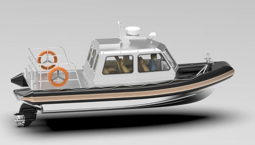 Patrouillenboot Berufsschiff - 750 - Qingdao Allheart Marine Co., Ltd. - Rettungsboot / Außenborder / Aluminium