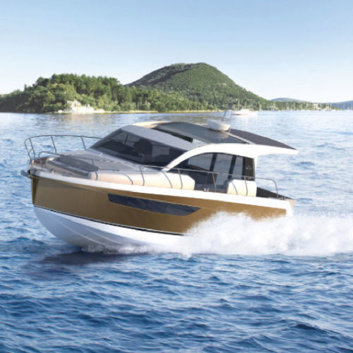 Express-Cruiser / Innenborder - 960 - Qingdao Allheart Marine Co., Ltd. - mit Steuerhaus / Aluminium / mit Kabine