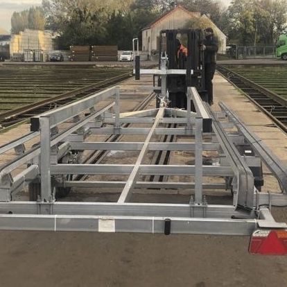 Straßenanhänger - TIKI  - PONTOON FRANCE - für Materialumschlag / für das Zuwasserlassen / für Boot