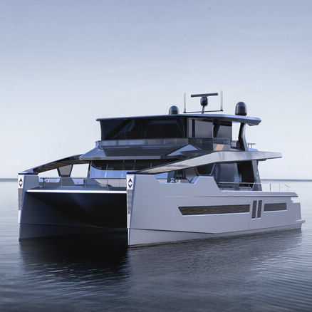 Motoryacht für Kreuzfahrten - OCEAN ECO  60 EX - Alva Yachts GmbH - Flybridge / elektrisch / 5 Kabinen
