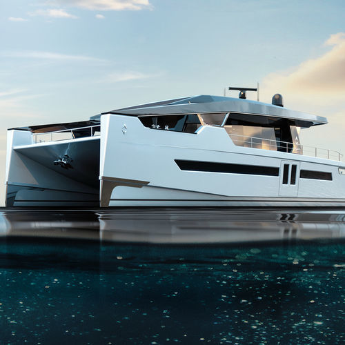 Motoryacht für Kreuzfahrten - OCEAN ECO  60 Coupé - Alva Yachts GmbH - Hardtop / elektrisch / 5 Kabinen