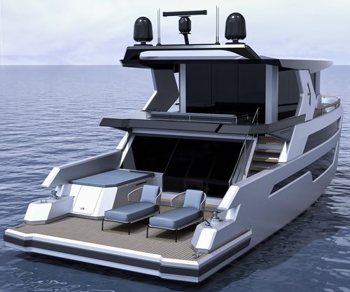 Express-Cruiser / Innenborder - ECO CRUISE 50 - Alva Yachts GmbH - elektrisch / Hardtop / 3 Kabinen