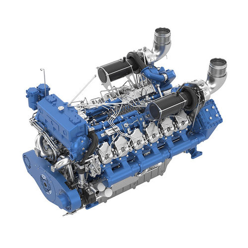 Motor zur Unterstützung - 12M33.2 - MOTEURS BAUDOUIN - Diesel / für Berufsschiffe / Direkteinspritzung