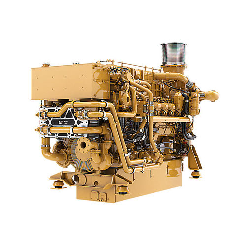 Motor zur Unterstützung - 3516E - Caterpillar Marine Power Systems - Diesel / für Berufsschiffe / Turbolader