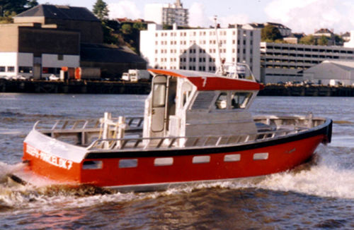Festmacherboot Berufsschiff - 9.9 - Alumarine Shipyard - Innenborder / Aluminium