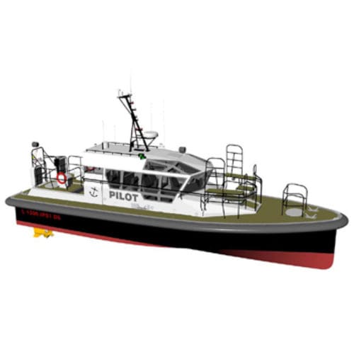 Lotsenboot Berufsschiff - AMS 1350 - Alumarine Shipyard - Innenbord-Common-Rail-Drive / Diesel / Aluminium