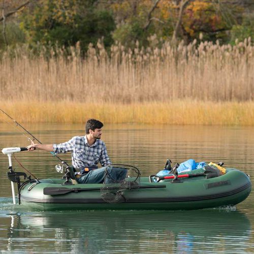 Außenborder-Schlauchboot - Stealth Stalker 10 - SeaEagle.com - halbstarr / Open / für die Fischerei