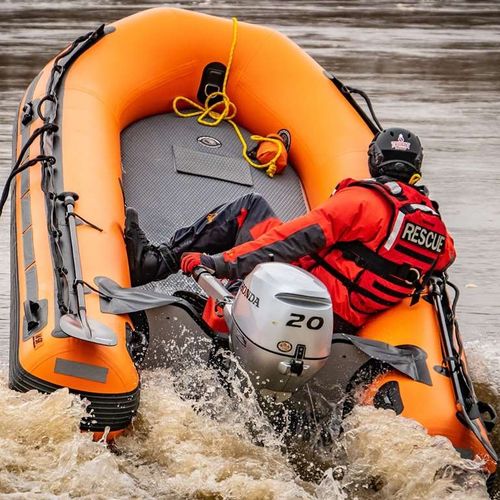 Rettungsboot Berufsschiff - FastCat14™ - SeaEagle.com - Außenborder / zusammenklappbares Schlauchboot