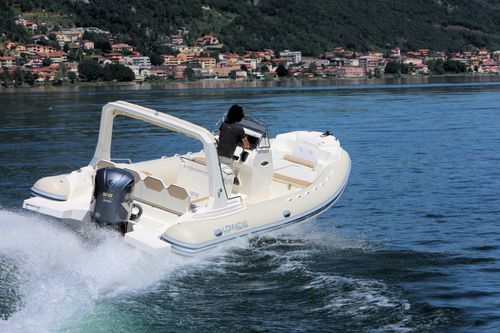 Katamaran-Schlauchboot - EUFORIA 850 - Lomac - Außenborder / Festrumpf / RIB
