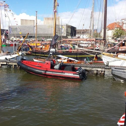 Rettungsboot Berufsschiff - Panther 22 - PETOR - Außenborder / Polyethylen / Festrumpf-Schlauchboot