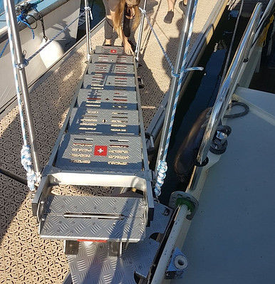 Gangway für Boot - S6 - SYT Sea Yachting Tools - Treppe / manuell