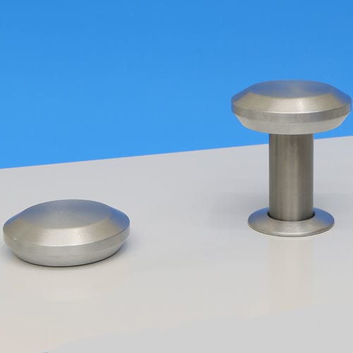Klampe für Boot - 386-10-1 - Lunar Marine - öffnend / Aluminium / Titan