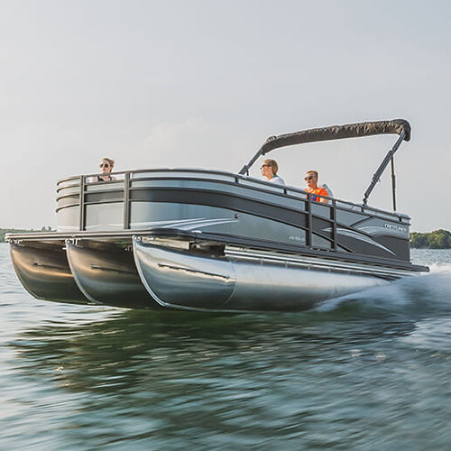 Außenborder-Pontonboot - 240 RALLY DX  - Crestliner - tri-tube / Wasserski / Sportfischer
