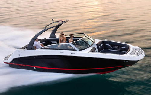 Deck-Boat / Innenborder - HD5 - Four Winns - Open / mit Doppelkonsole / Bowrider