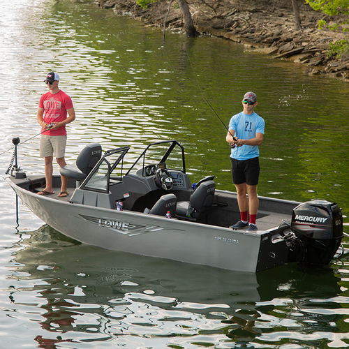 Bass-Boat / Außenborder - FM 1625 WT - Lowe - mit Doppelkonsole / Open / Sportfischer