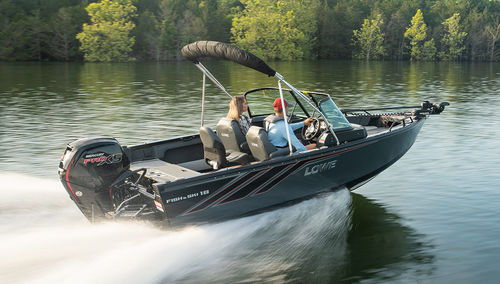 Außenborder-Runabout - FS 1800 - Lowe - mit Doppelkonsole / Open / Wasserski