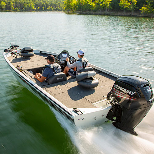Bass-Boat / Außenborder - Stinger 178 - Lowe - mit Seitenkonsole / Open / Sportfischer