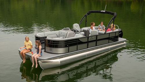 Außenborder-Pontonboot - Retreat 270 Ext Walk Thru - Lowe - Open / Aluminium / max. 14 Personen