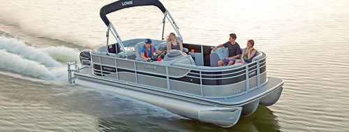Außenborder-Pontonboot - Retreat 230 WT - Lowe - tri-tube / Open / Hochleistung