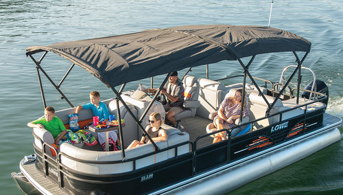 Außenborder-Pontonboot - SS230 - Lowe - tri-tube / Open / für Angelsport