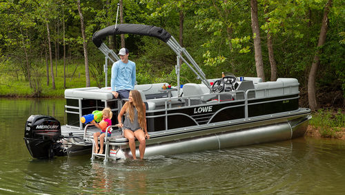 Außenborder-Pontonboot - SS210 - Lowe - tri-tube / Open / Sport