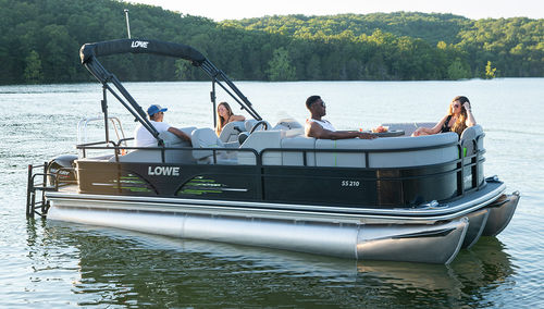 Außenborder-Pontonboot - SS210 RFL - Lowe - tri-tube / Open / Wakeboard