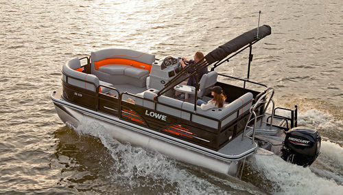 Außenborder-Pontonboot - SS170 - Lowe - tri-tube / Open / für Kreuzfahrten