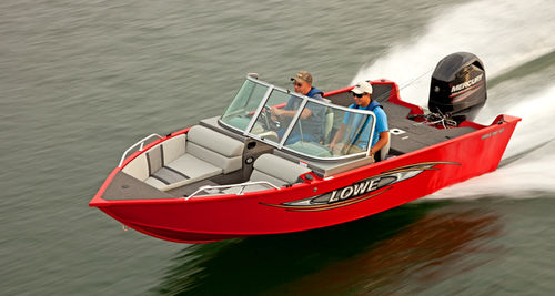 Außenborder-Runabout - FS 165 - Lowe - mit Doppelkonsole / Wasserski
