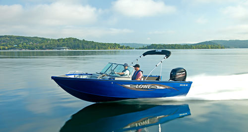Außenborder-Runabout - FS 185 - Lowe - mit Doppelkonsole / Wasserski