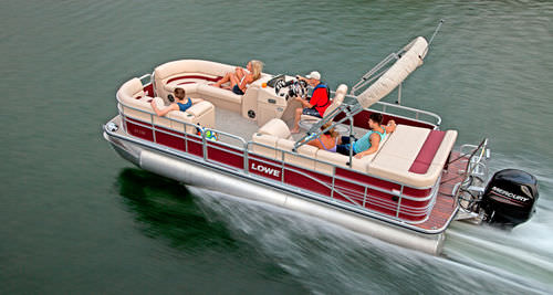 Außenborder-Pontonboot - SS230 SUPER SPORT - Lowe - Wakeboard