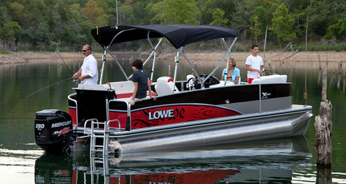 Außenborder-Pontonboot - X234 - Lowe - Sportfischer / max. 11 Personen