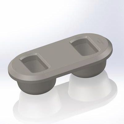 Zurrpunkt zum Verzurren von Containern - DF-72(25)-V - International Lashing Systems - feststehend