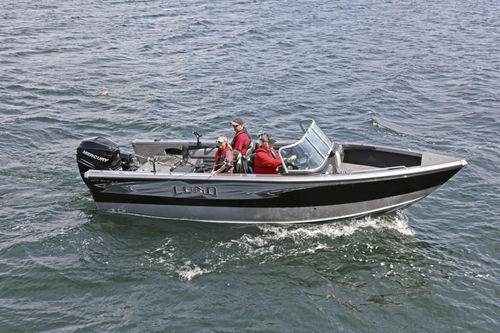 Außenborder-Runabout - 2275 BARON - Lund - mit Doppelkonsole / Bowrider / für Angelsport