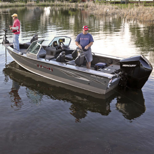 Außenborder-Runabout - 1975 PRO-V - Lund - mit Doppelkonsole / Bowrider / Wasserski