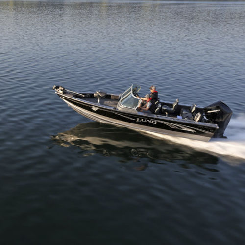 Außenborder-Runabout - 2075 PRO-V - Lund - mit Doppelkonsole / Aluminium / max. 7 Personen