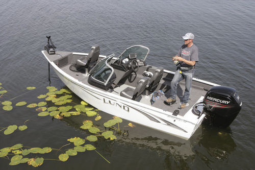 Außenborder-Runabout - 1650 REBEL XL - Lund - mit Doppelkonsole / Bowrider / Sportfischer