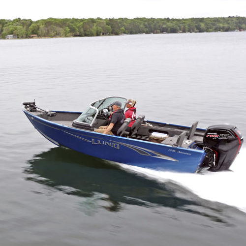 Außenborder-Runabout - 1775 ADVENTURE - Lund - mit Doppelkonsole / Bowrider / für Angelsport