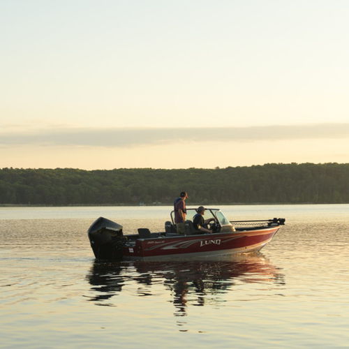 Außenborder-Runabout - 2025 IMPACT XS - Lund - mit Doppelkonsole / Bowrider / Wasserski