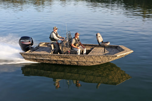 Jon-Boat / mit Mittelkonsole - 1870 PREDATOR - Lund - mit Seitenkonsole / Sportfischer / Aluminium