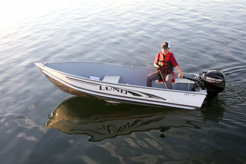 Offenes Boot / Außenborder - WC-12 - Lund - Sportfischer / Aluminium / max. 3 Personen