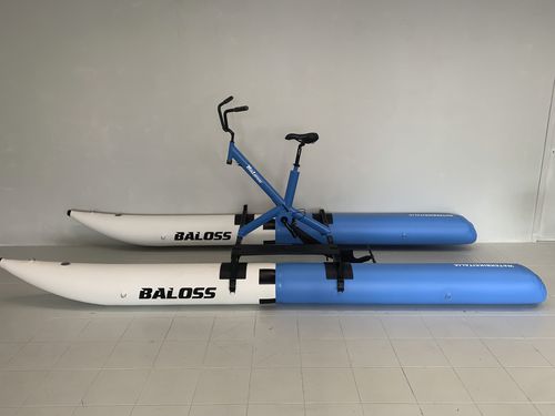 Einpersonen-Wasserfahrrad - New Baloss  - WATERBIKE ITALIA - Aluminium / weiß / blau