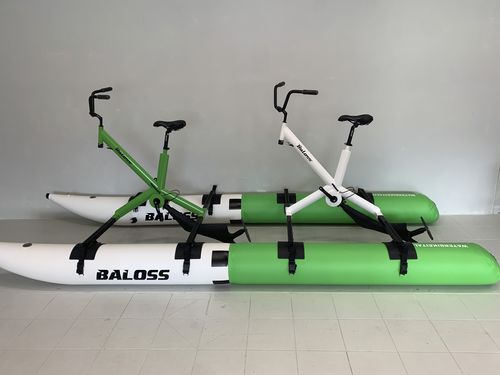 Tandem-Wasserfahrrad - New Baloss "rental&tandem" - WATERBIKE ITALIA - Aluminium / weiß / blau