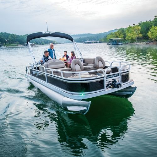 Außenborder-Pontonboot - 200F - Ranger Boats - Open / mit Seitenkonsole / für Angelsport