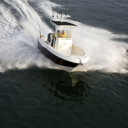 Außenborder-Konsolenboot - 200 CC OB - Striper Boats - Sportfischer / max. 8 Personen / T-Top