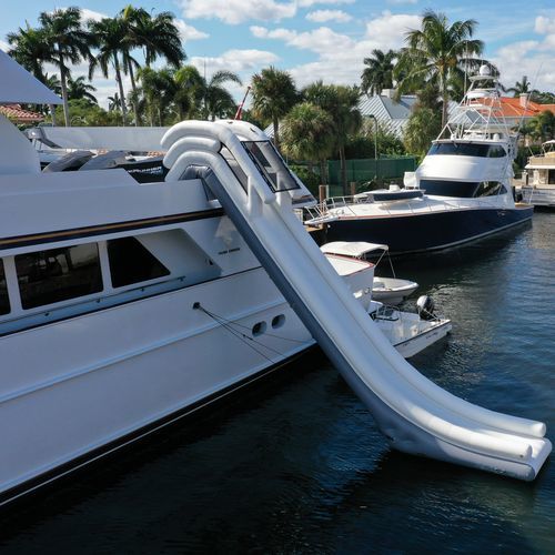 Rutschbahn-Wasserspielgerät - Yacht Slide 550cm - AquaBanas - für Yacht / aufblasbar