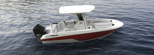 Außenborder-Konsolenboot - 223 Fisherman - Wellcraft - mit Mittelkonsole / Sportfischer / max. 8 Personen