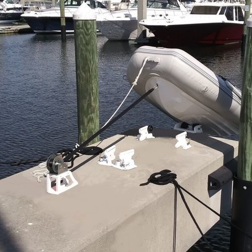 Winde für Boot - VCROLLERWINCH - VersaChock - für Davit / für Beiboot / manuell