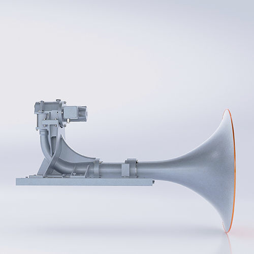 Horn mit Elektro-Kolbenantrieb - ZET-Horn 70 AC - ZÖLLNER Signal GmbH - für Schiffe >200 m / IP56