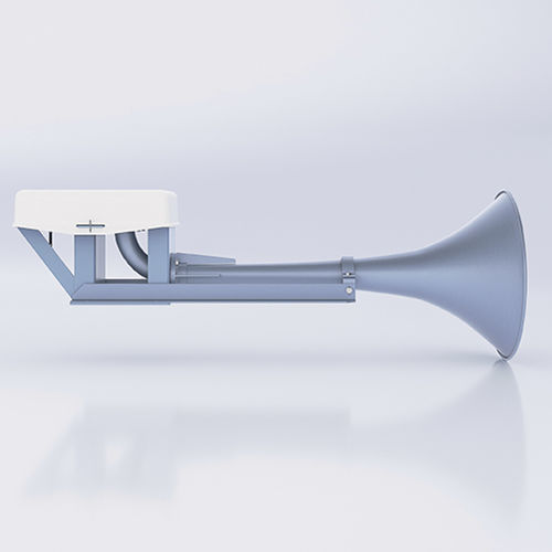 Pneumatisches Horn - Makrofon ZM200/90b ZVE(E)H - ZÖLLNER Signal GmbH - für Schiffe >200 m / IP56 / Notfall