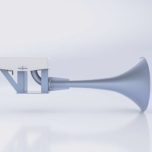 Pneumatisches Horn - Makrofon ZM200/110b ZVE(E)H - ZÖLLNER Signal GmbH - für Schiffe >200 m / IP56 / Notfall